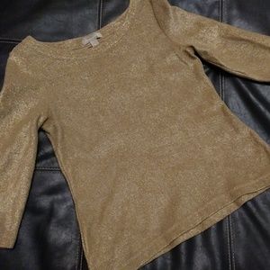 Banana Republic Gorgeous Gold Blouse